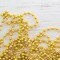 4E's Novelty 72 Pack Gold Beads Necklaces Bulk for St Patricks Day Beads Mecklace, Mardi Gras Beads, Great for Pirate Themed Party Supplies, Gatsby Roaring 20's 1920s Accessories Favors